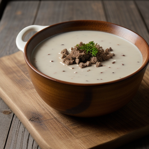 No Bake Beef Soup recipe image