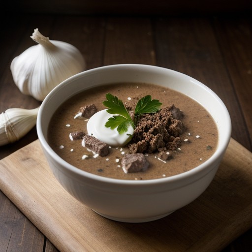 No Bake Beef Soup recipe image