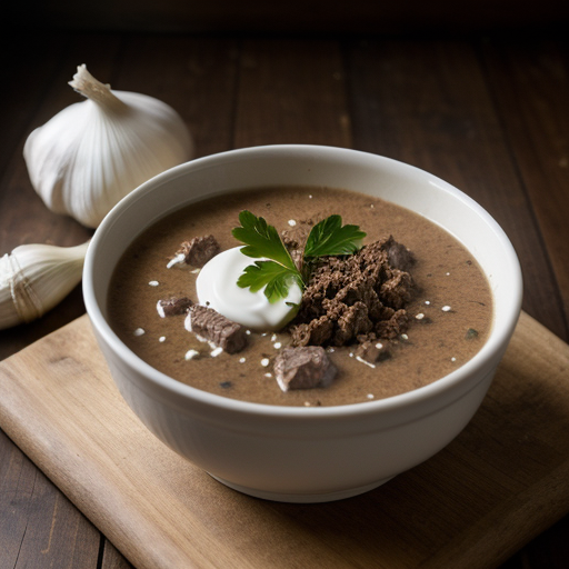 No Bake Beef Soup recipe image