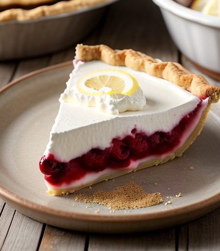 No Bake Cherry Cheese Pie recipe image