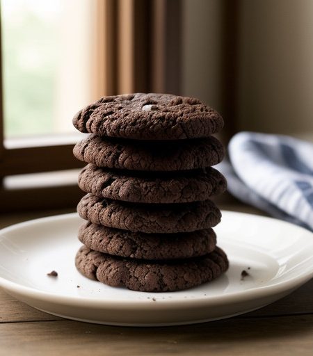 No Bake Choc. Cookies recipe image