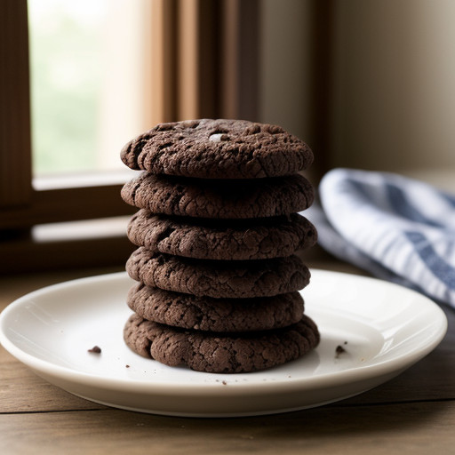 No Bake Choc. Cookies recipe image