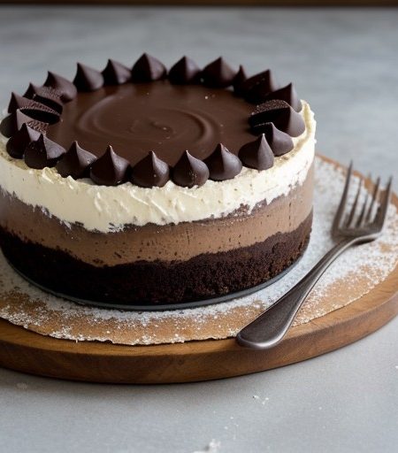 No Bake Chocolate Cheesecake recipe image