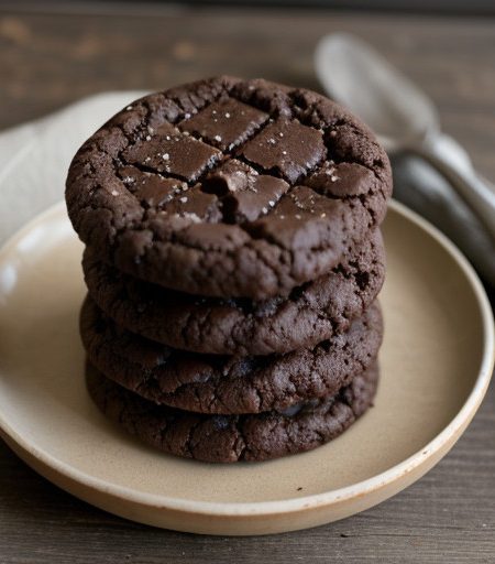 No Bake Chocolate Cookies] recipe image