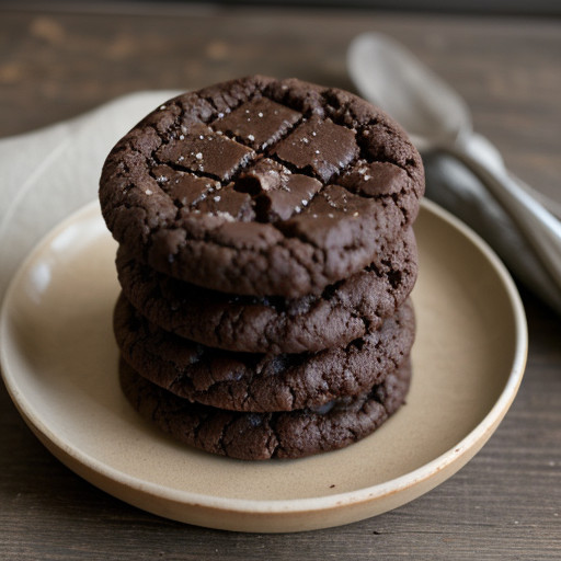 No Bake Chocolate Cookies] recipe image