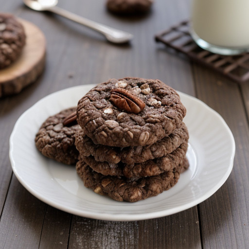 No-Bake Chocolate Oatmeal Cookies recipe image