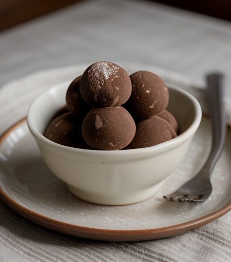 No-Bake Cocoa-Bourbon Balls recipe image