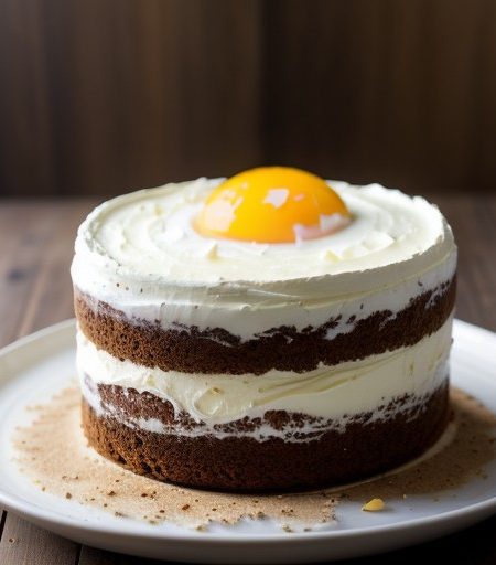 No Bake Egg Cake recipe image