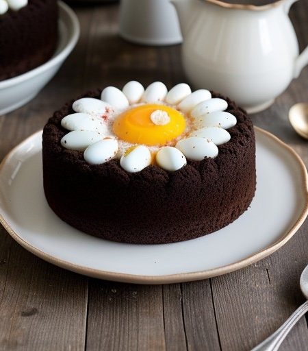 No Bake Egg Cake recipe image