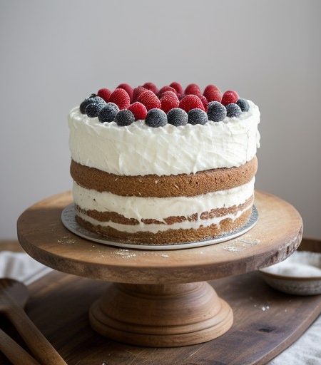 No Bake Egg Cake recipe image