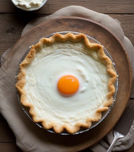 No Bake Egg Pie recipe image