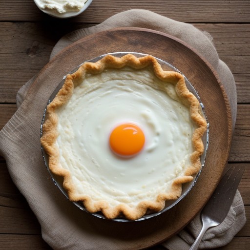 No Bake Egg Pie recipe image