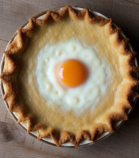 No Bake Egg Pie recipe image