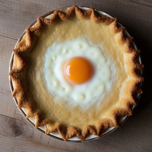 No Bake Egg Pie recipe image