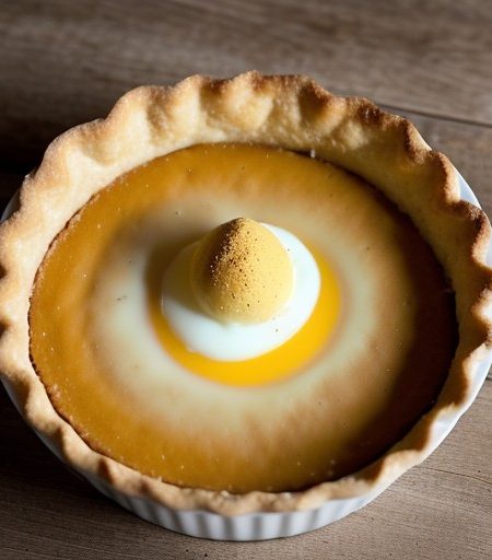 No Bake Egg Pie recipe image