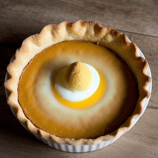 No Bake Egg Pie recipe image