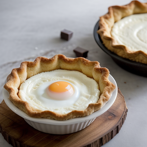 No Bake Egg Pie recipe image