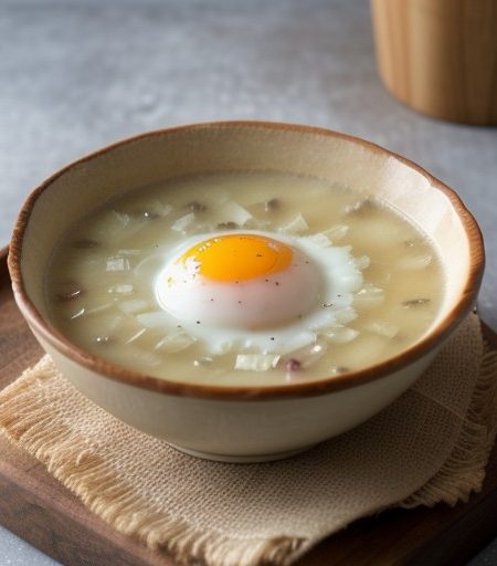 No Bake Egg Soup recipe image
