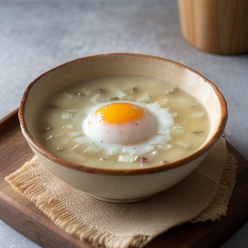 No Bake Egg Soup recipe image