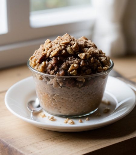 No Bake Peach Crisp recipe image