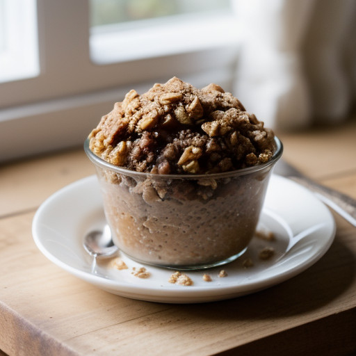 No Bake Peach Crisp recipe image