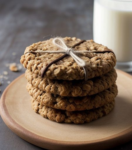 No-Bake Peanut Butter-Oatmeal Cookies recipe image