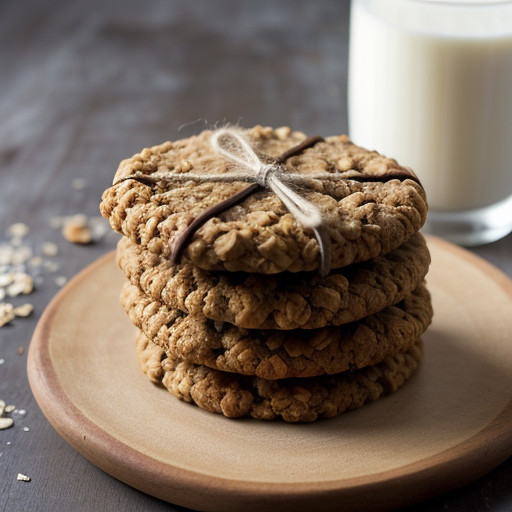 No-Bake Peanut Butter-Oatmeal Cookies recipe image