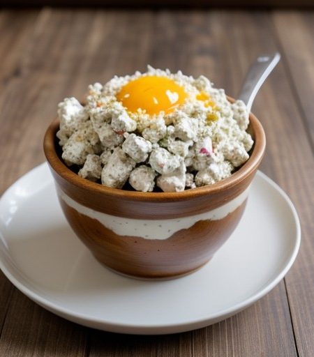 No Bake Pork Salad recipe image