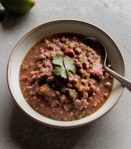 No Bake Pork Salsa recipe image