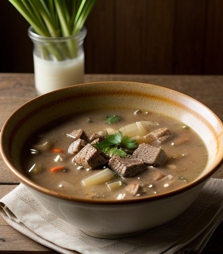 No Bake Pork Soup recipe image