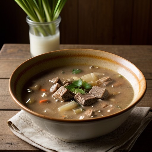No Bake Pork Soup recipe image