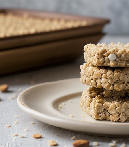 No-Bake Rice Krispie-Date Nut Cookies recipe image