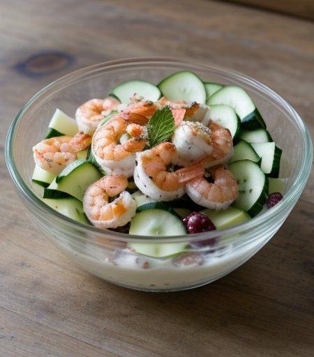 No Bake Shrimp Salad recipe image