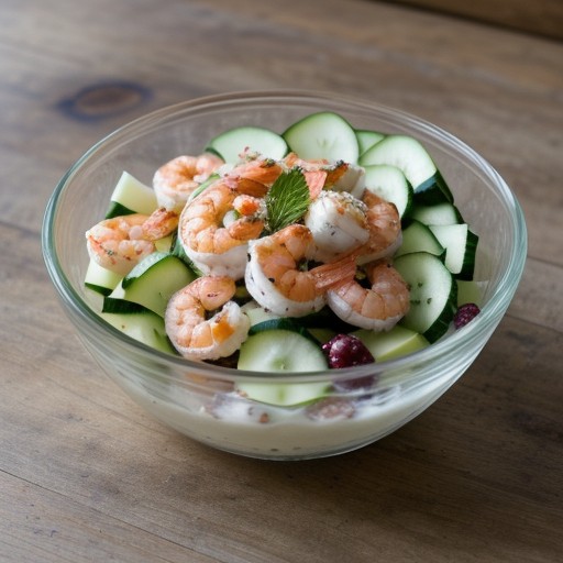 No Bake Shrimp Salad recipe image