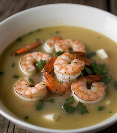 No Bake Shrimp Soup recipe image