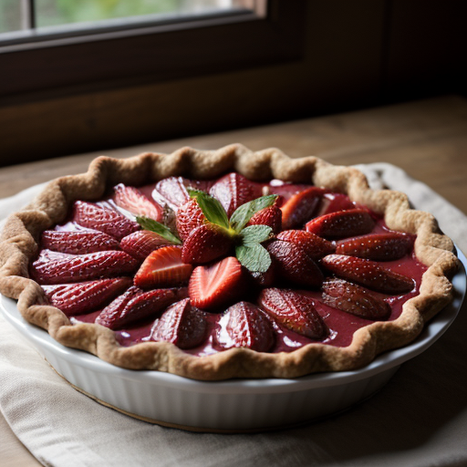 No-Bake Strawberry Pie recipe image