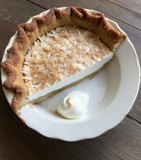 No-Cook Coconut Pie recipe image