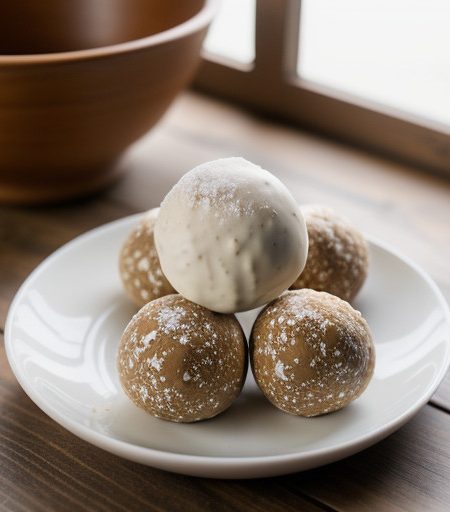 No-Cook Peanut Butter Balls recipe image
