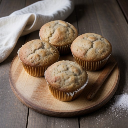 No-Fat Banana Muffins recipe image