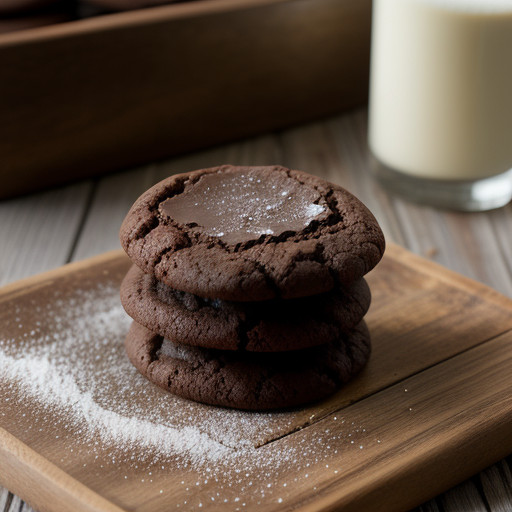 No-Fat Chocolate Cookies recipe image
