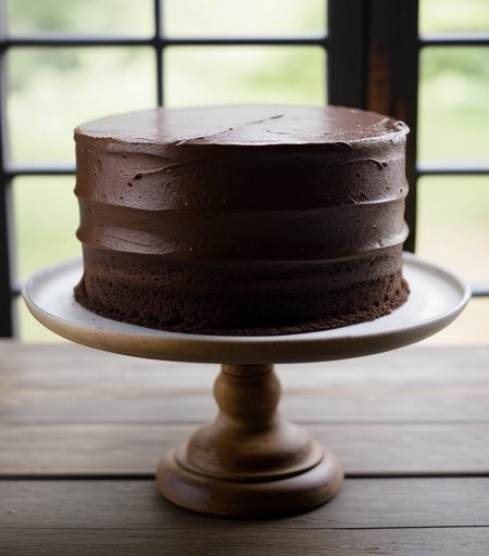 No-Fat Chocolate Layer Cake recipe image