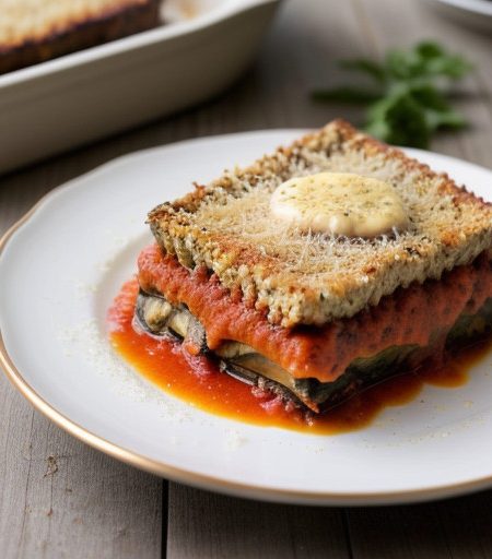 No-Fry Eggplant Parmesan recipe image