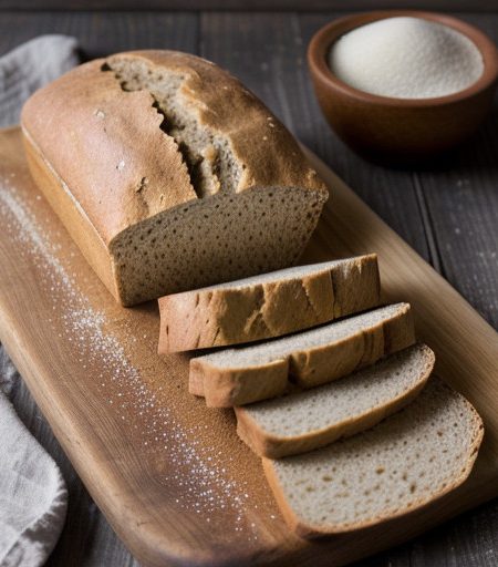No Knead Italian Whole Wheat Bread recipe image