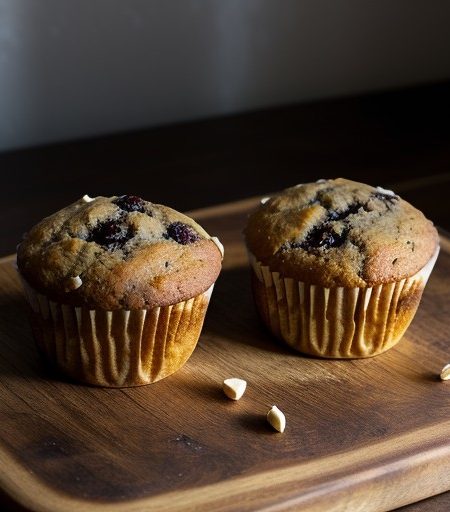 No-Sugar Fruit/Nut Muffins recipe image