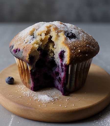 Non-Fat Blueberry Muffins recipe image