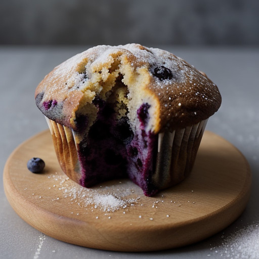 Non-Fat Blueberry Muffins recipe image
