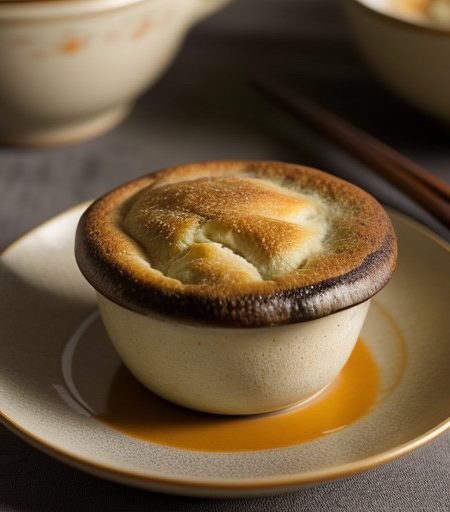 Noodle & Mushroom Souffle recipe image