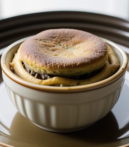 Noodle and Mushroom Souffle recipe image