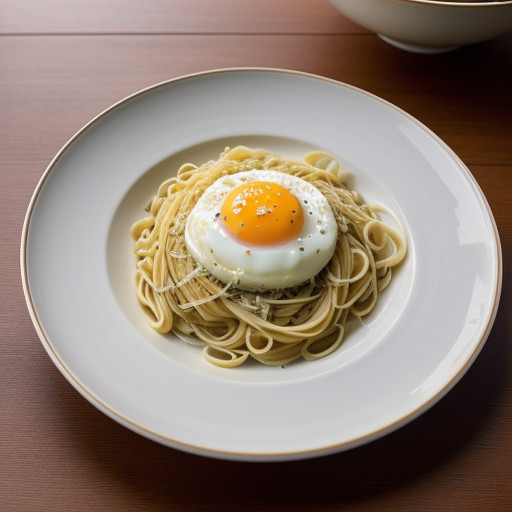 Noodles Alfredo (Egg Noddles recipe image