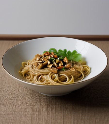 Noodles & Vegetables With Peanut Sauce recipe image